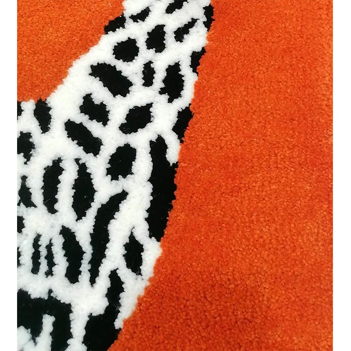 Leopard Runner Orange Rug