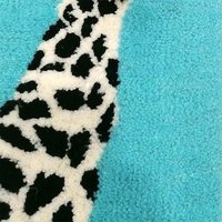 Leopard Runner Blue Rug