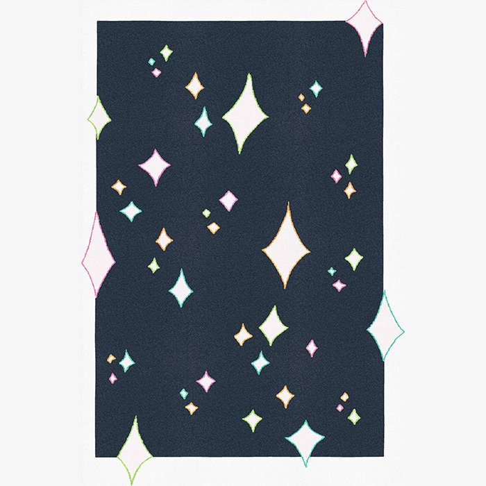 Atomic Stars Blue