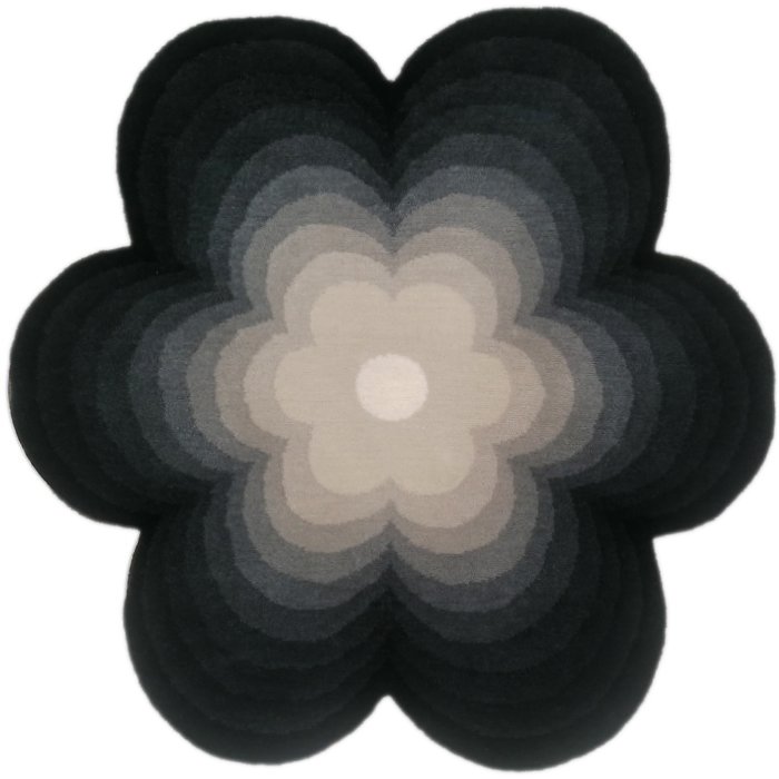 Flower Ombre Black