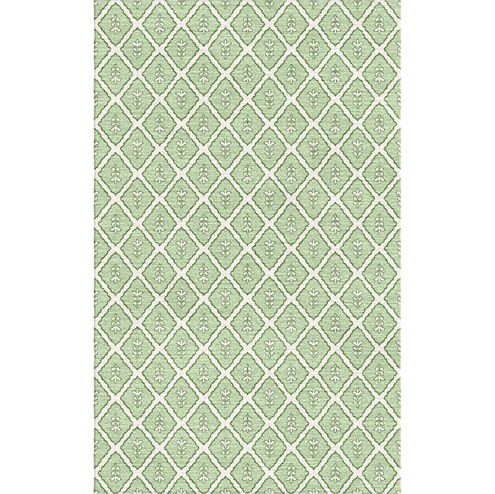 Tulip Print V1 Notes Green